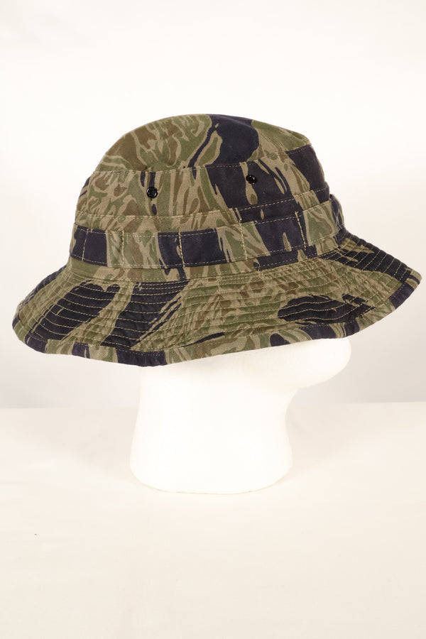 大阪 MASH製　A-M　シルバータイガーストライプ　CISOカット ブーニーハット　中古品