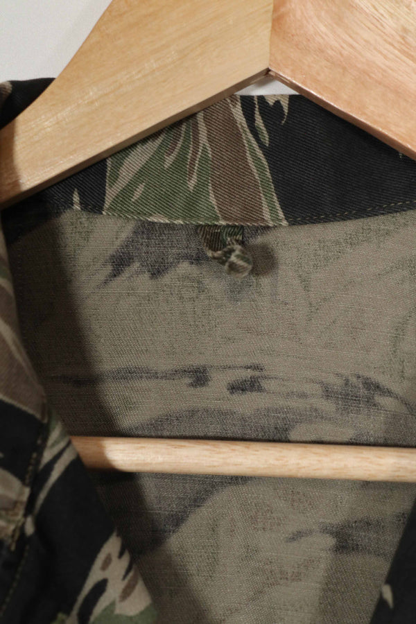 実物　シルバータイガーストライプ　US-L　ショートスリーブ　USカット　シャツ　中古品