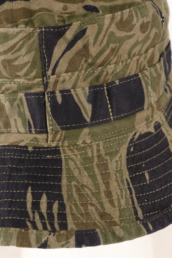 大阪 MASH製　A-M　シルバータイガーストライプ　CISOカット ブーニーハット　中古品