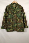 1969年契約　デッドストック　M-R　ERDL グリーンリーフ迷彩　ジャングルファティーグジャケット　