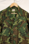 1969年契約　デッドストック　M-R　ERDL グリーンリーフ迷彩　ジャングルファティーグジャケット　