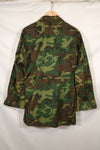 1969年契約　デッドストック　M-R　ERDL グリーンリーフ迷彩　ジャングルファティーグジャケット　