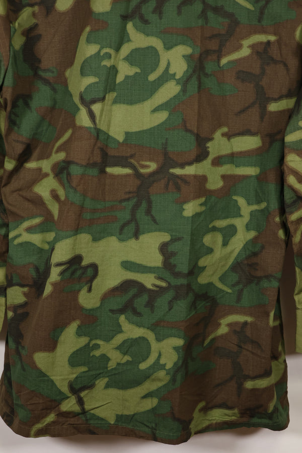 1969年契約　デッドストック　M-R　ERDL グリーンリーフ迷彩　ジャングルファティーグジャケット　