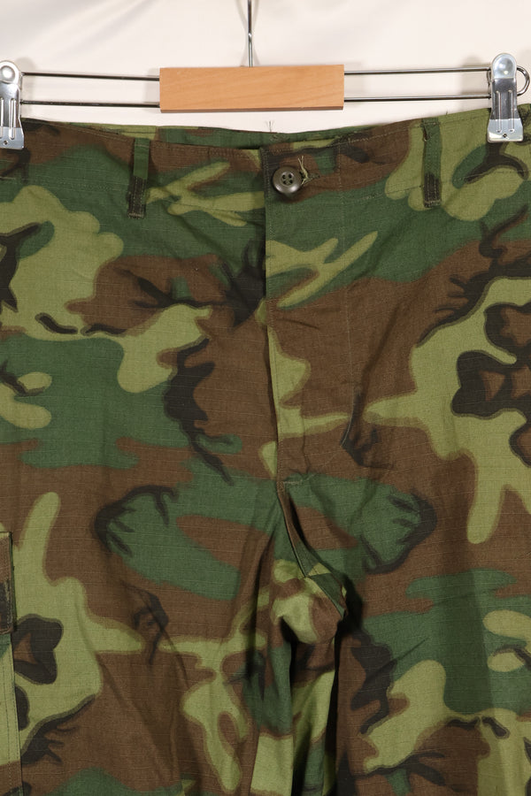 1969年契約　デッドストック　M-S　ERDL グリーンリーフ迷彩　ジャングルファティーグ パンツ