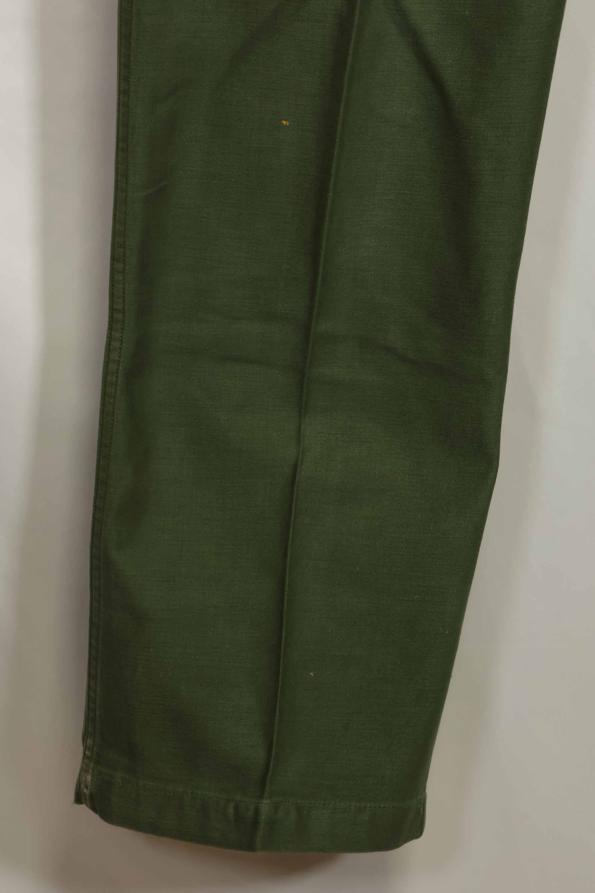 1960年代ロット　OG-107 ベイカーパンツ　カーゴポケット改造　元特殊部隊隊員　中古品　A