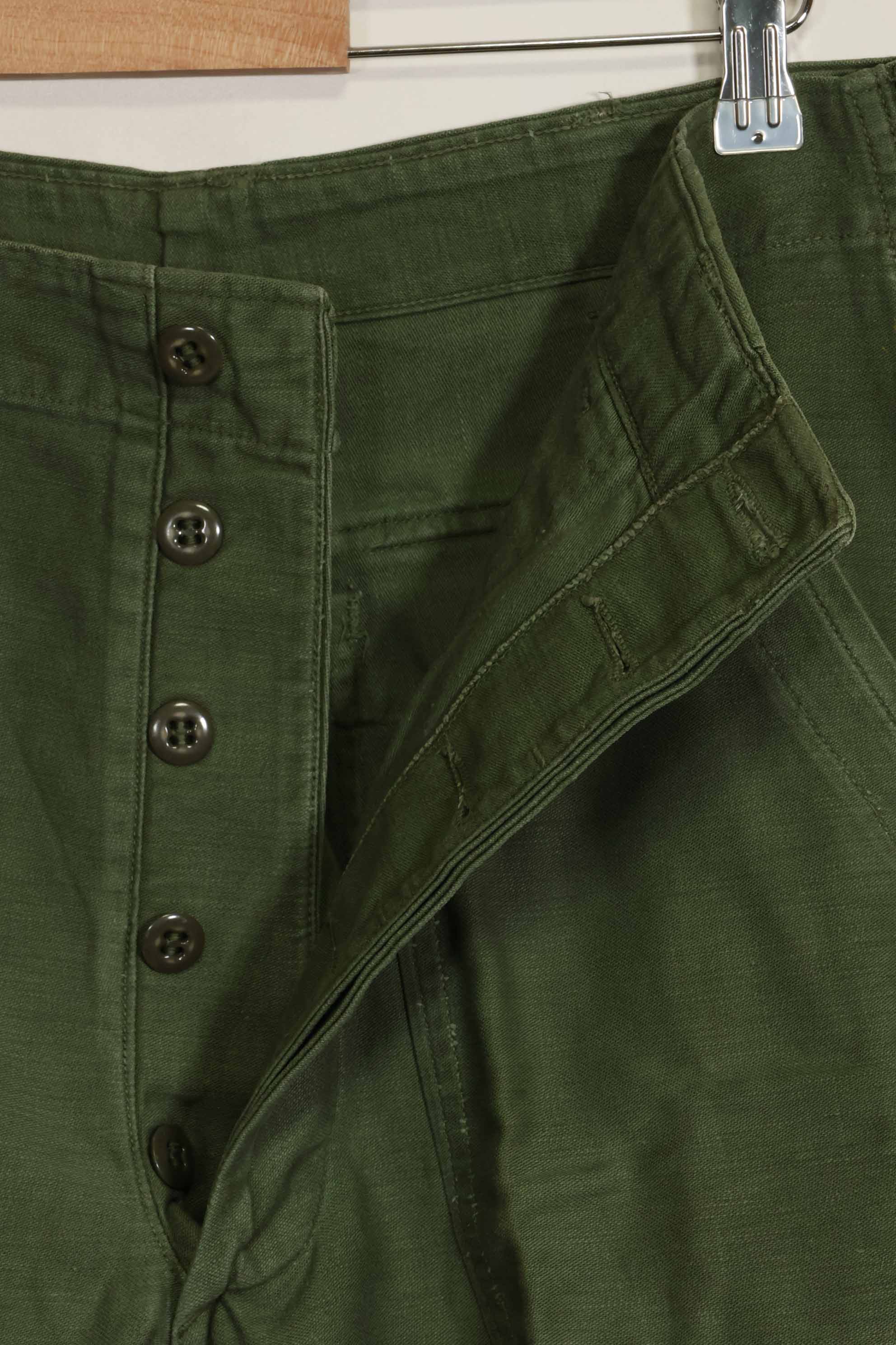 1960年代ロット　OG-107 ベイカーパンツ　カーゴポケット改造　元特殊部隊隊員　中古品　A