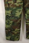 1969年契約　デッドストック　M-S　ERDL グリーンリーフ迷彩　ジャングルファティーグ パンツ