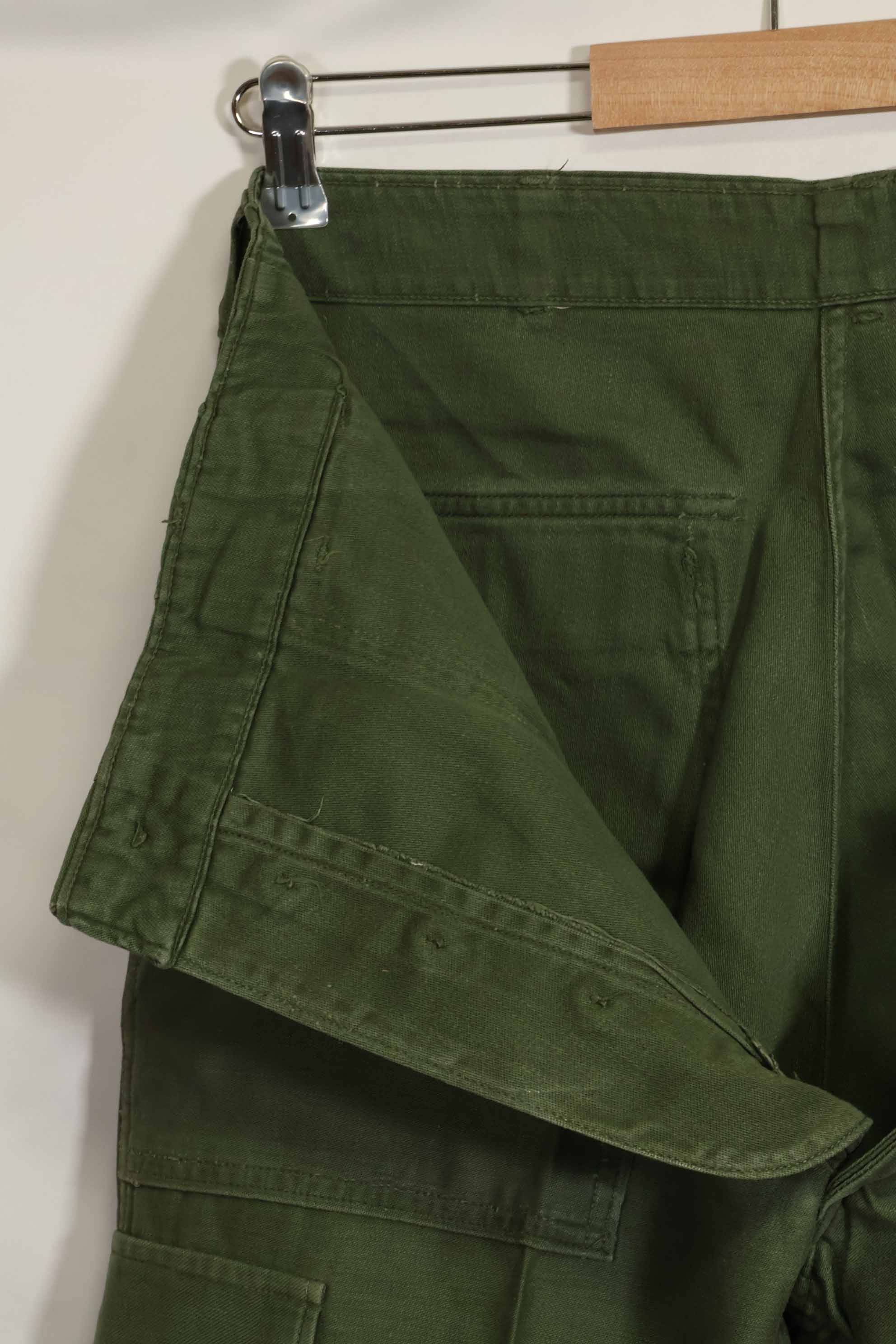 1960年代ロット　OG-107 ベイカーパンツ　カーゴポケット改造　元特殊部隊隊員　中古品　A