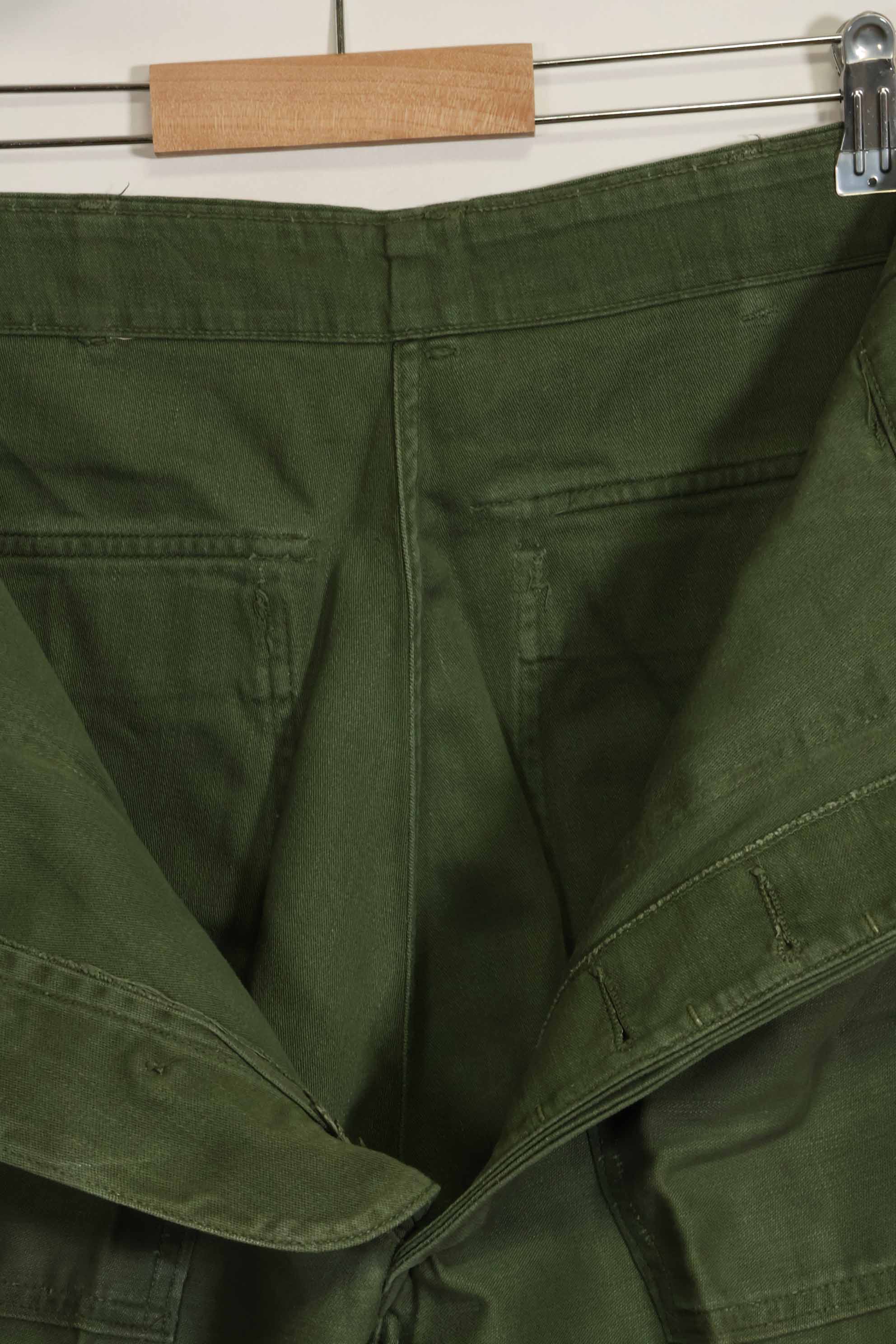 1960年代ロット　OG-107 ベイカーパンツ　カーゴポケット改造　元特殊部隊隊員　中古品　A