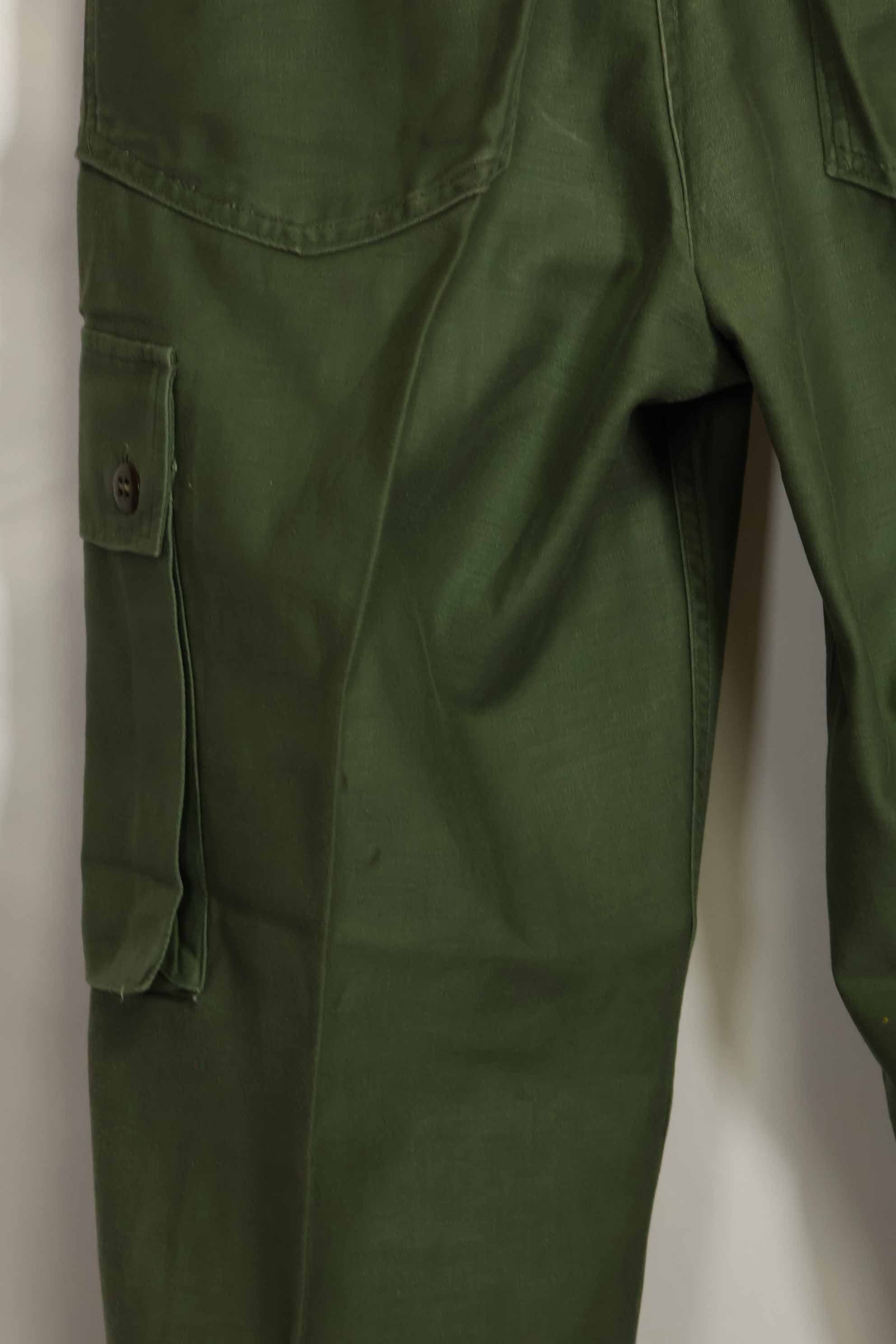 1960年代ロット　OG-107 ベイカーパンツ　カーゴポケット改造　元特殊部隊隊員　中古品　A