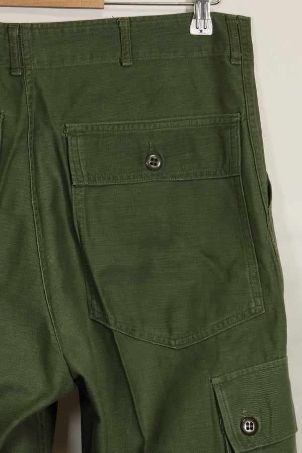 1960年代ロット　OG-107 ベイカーパンツ　カーゴポケット改造　元特殊部隊隊員　中古品　A