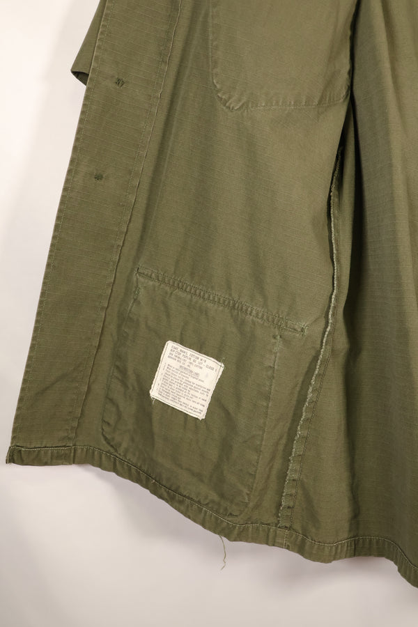 1969年契約　S-R　アメリカ海軍　PBR　4th Model ジャングルファティーグ　ジャケット　パッチ後付け　中古品