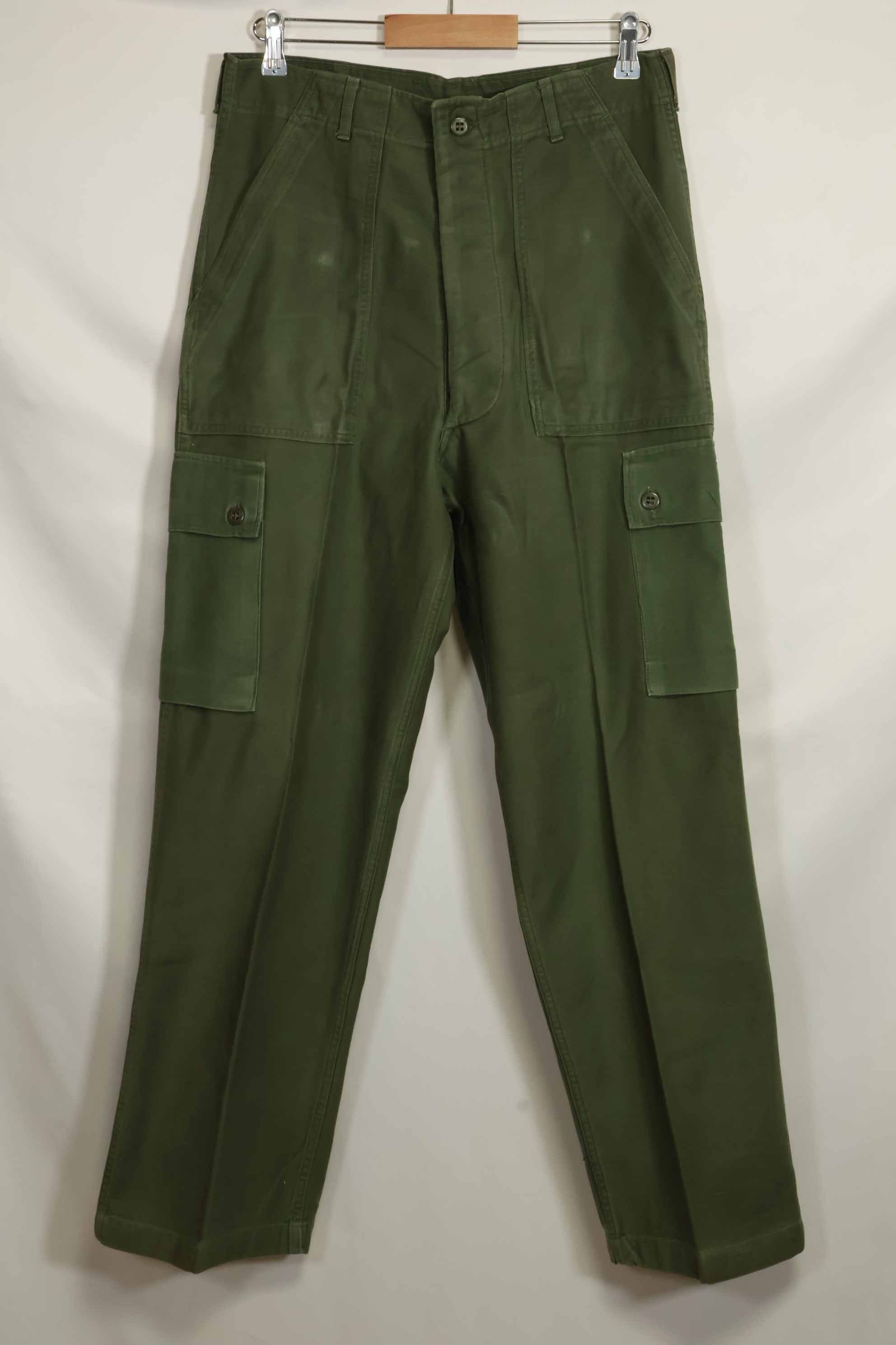 1960年代ロット　OG-107 ベイカーパンツ　カーゴポケット改造　元特殊部隊隊員　中古品　B