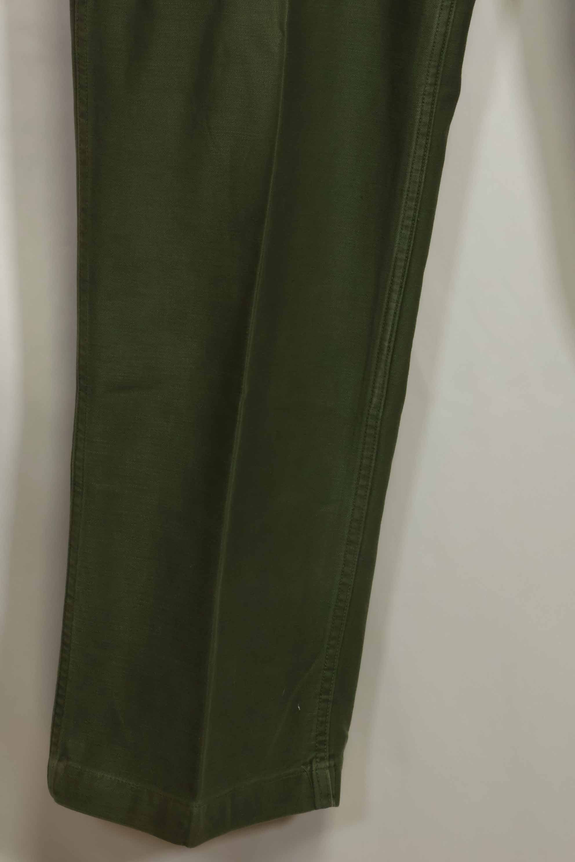 1960年代ロット　OG-107 ベイカーパンツ　カーゴポケット改造　元特殊部隊隊員　中古品　B