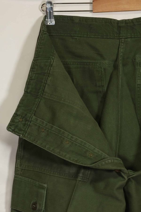 1960年代ロット　OG-107 ベイカーパンツ　カーゴポケット改造　元特殊部隊隊員　中古品　B