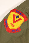 1969年契約　S-R　アメリカ海軍　PBR　4th Model ジャングルファティーグ　ジャケット　パッチ後付け　中古品