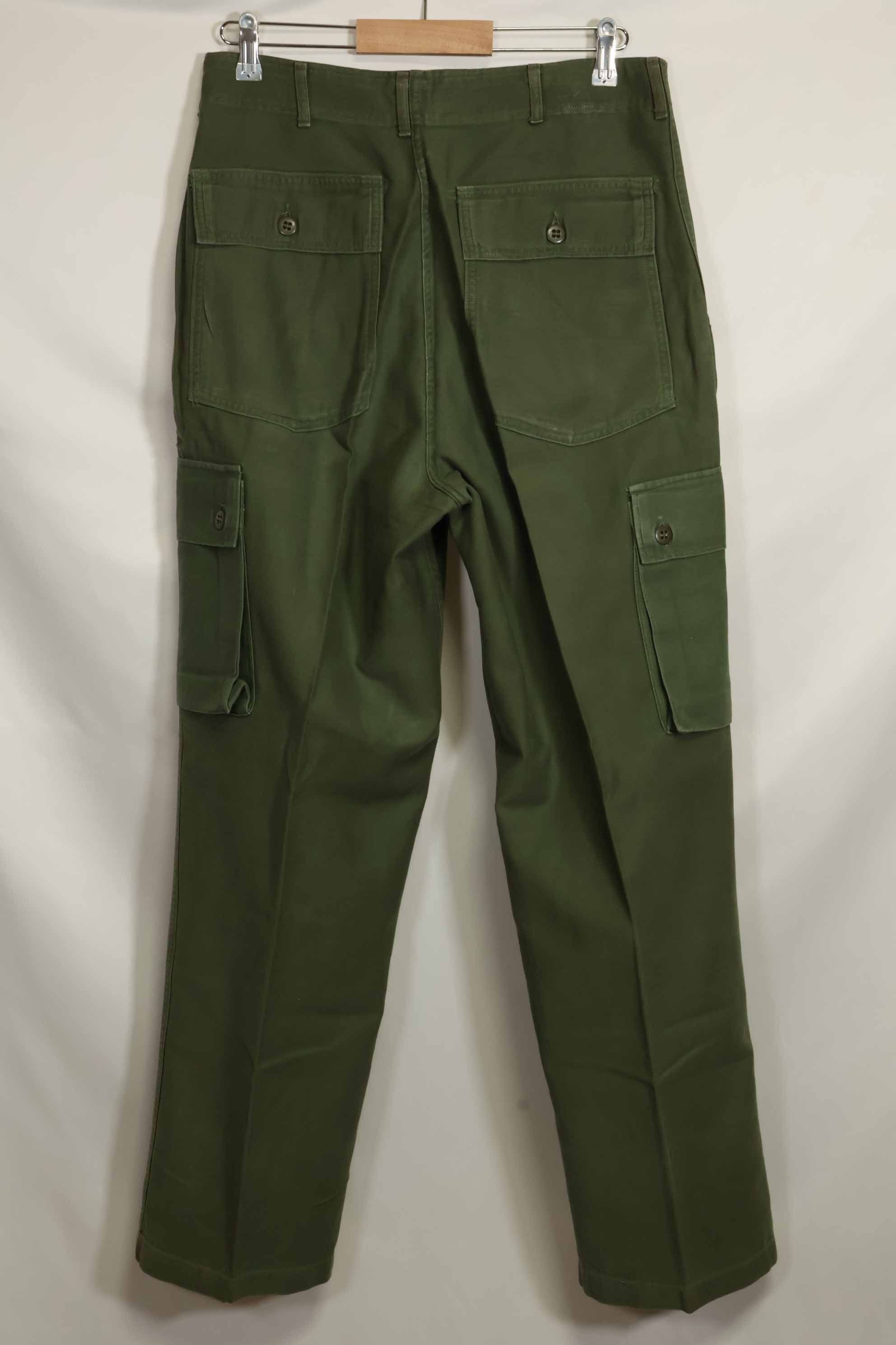 1960年代ロット　OG-107 ベイカーパンツ　カーゴポケット改造　元特殊部隊隊員　中古品　B