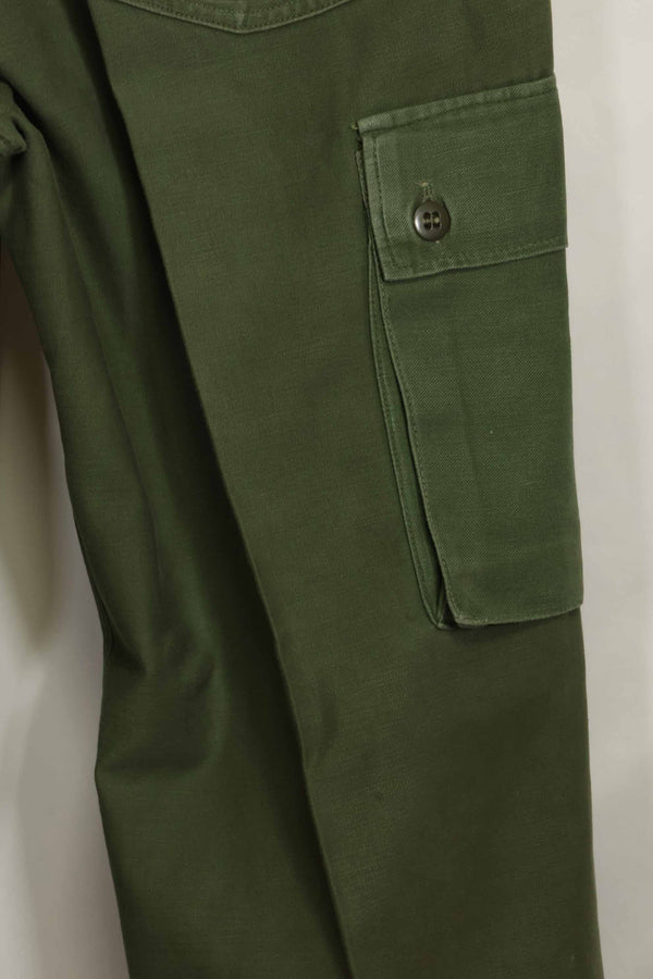 1960年代ロット　OG-107 ベイカーパンツ　カーゴポケット改造　元特殊部隊隊員　中古品　B