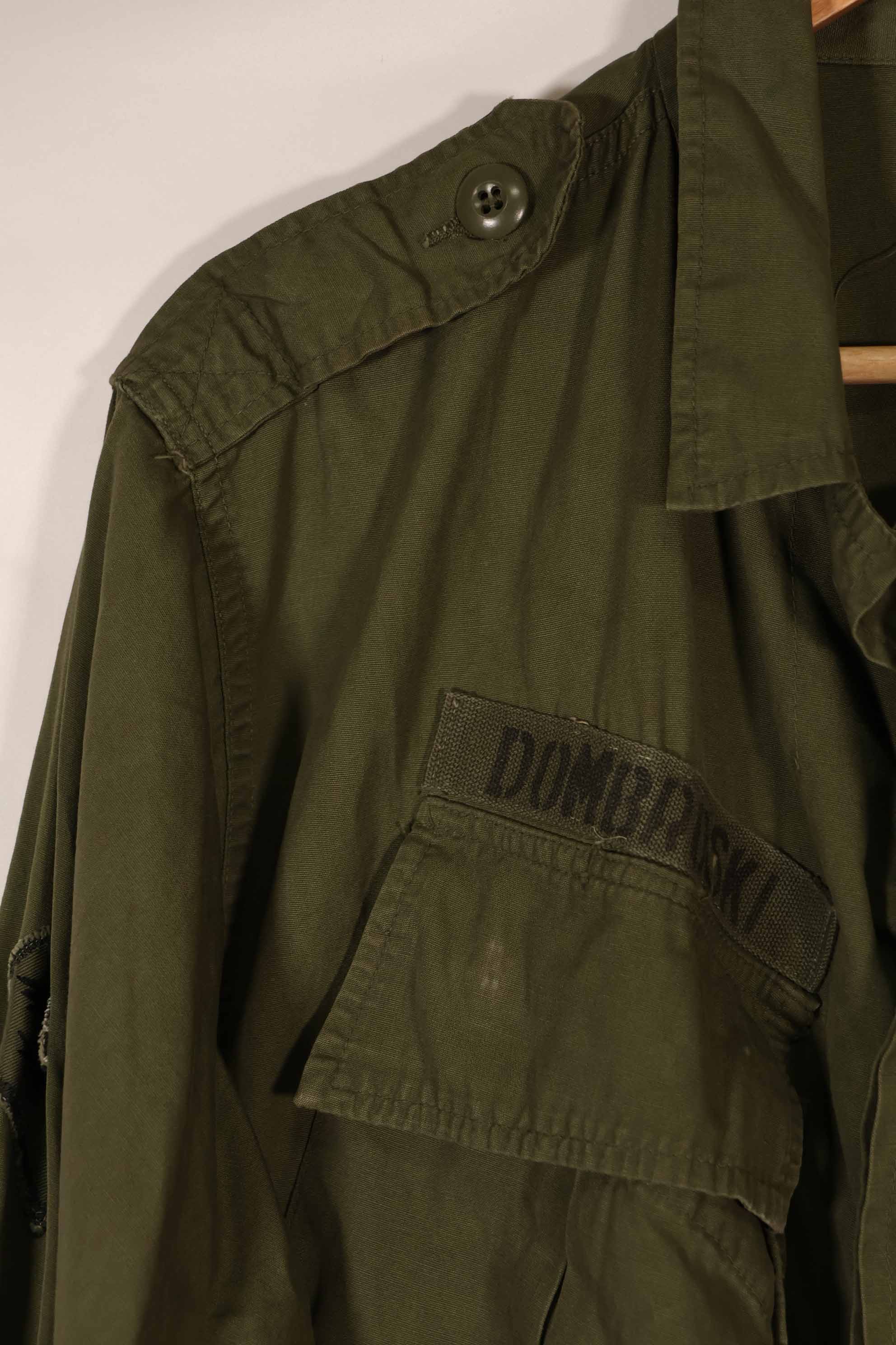 実物　日本製　FEC-39917　2nd Model ジャングルファティーグ　ジャケット　中古品