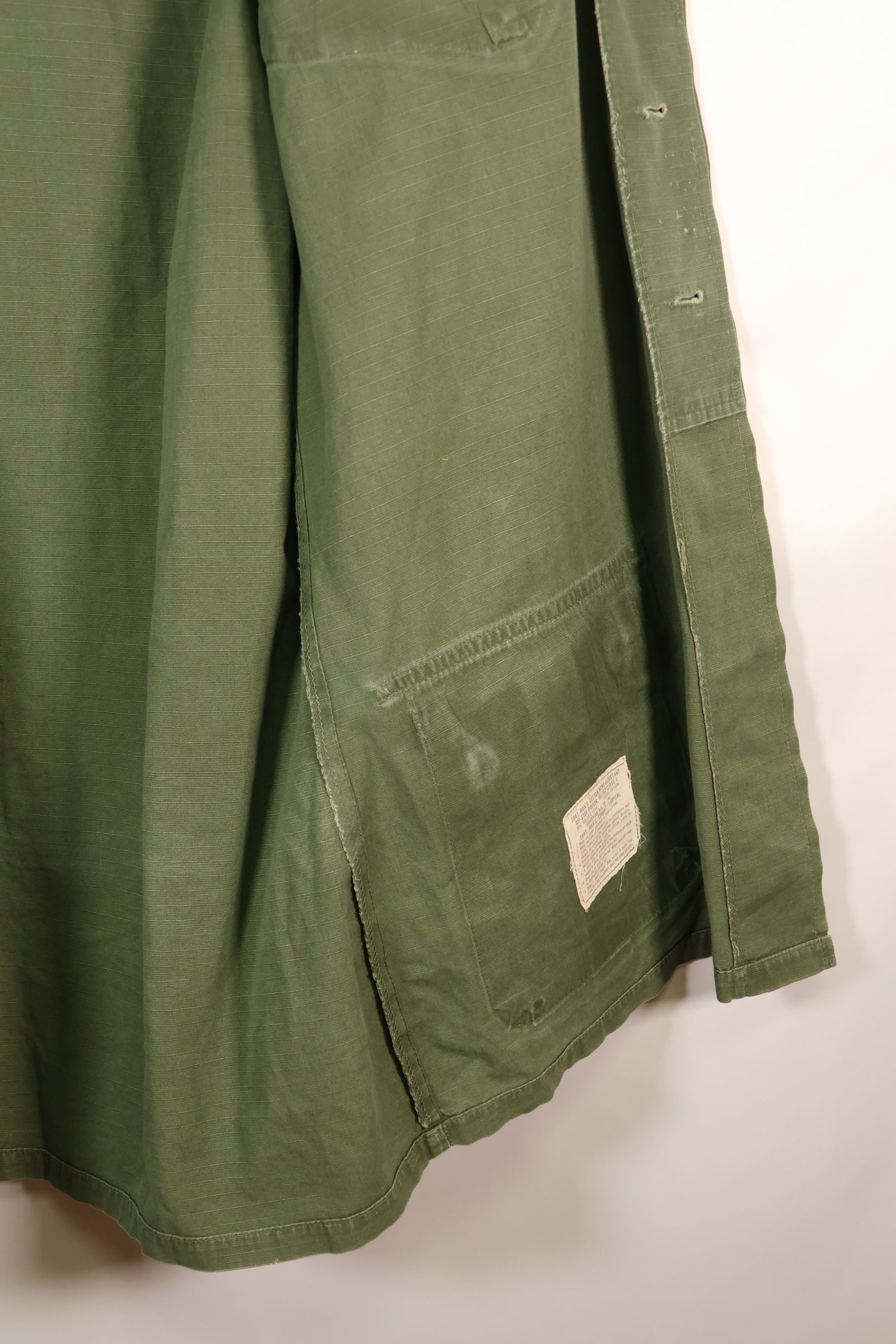 1969年契約　M-L　4th Model ジャングルファティーグ　ジャケット　パッチ後付け　中古品