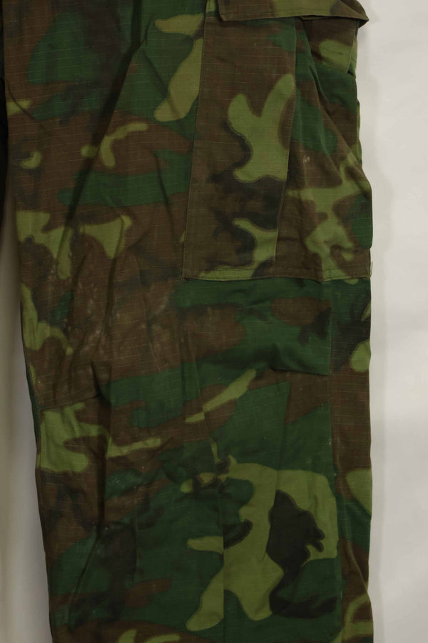 1968年契約　リップストップ　ERDL迷彩　ジャングルファティーグ　パンツ　M-R　状態良い　中古品
