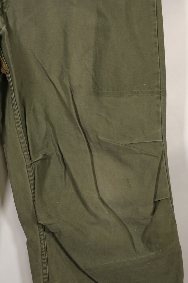 実物　1950年代　アメリカ軍　M51 コットン　フィールドパンツ　中古品　M-R