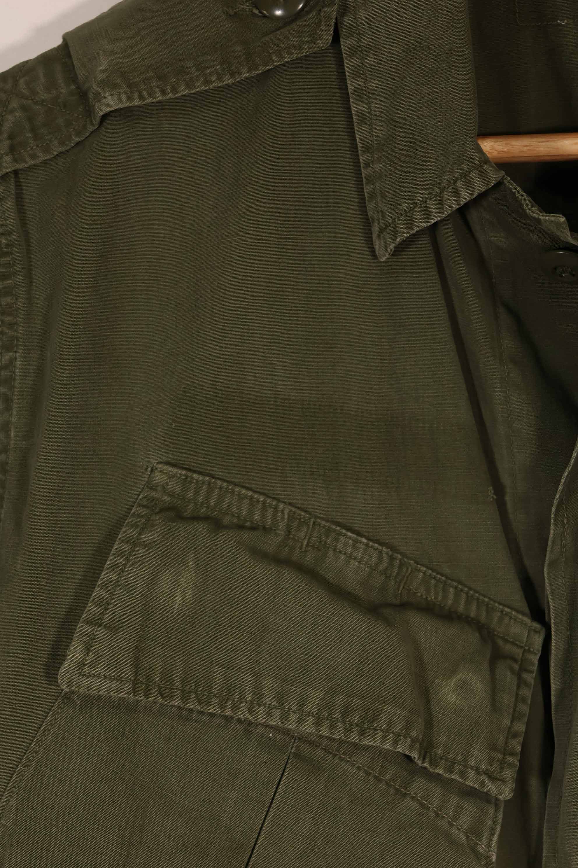 実物　DAJB契約番号　2nd Model ジャングルファティーグ　ジャケット　退色あり　中古品