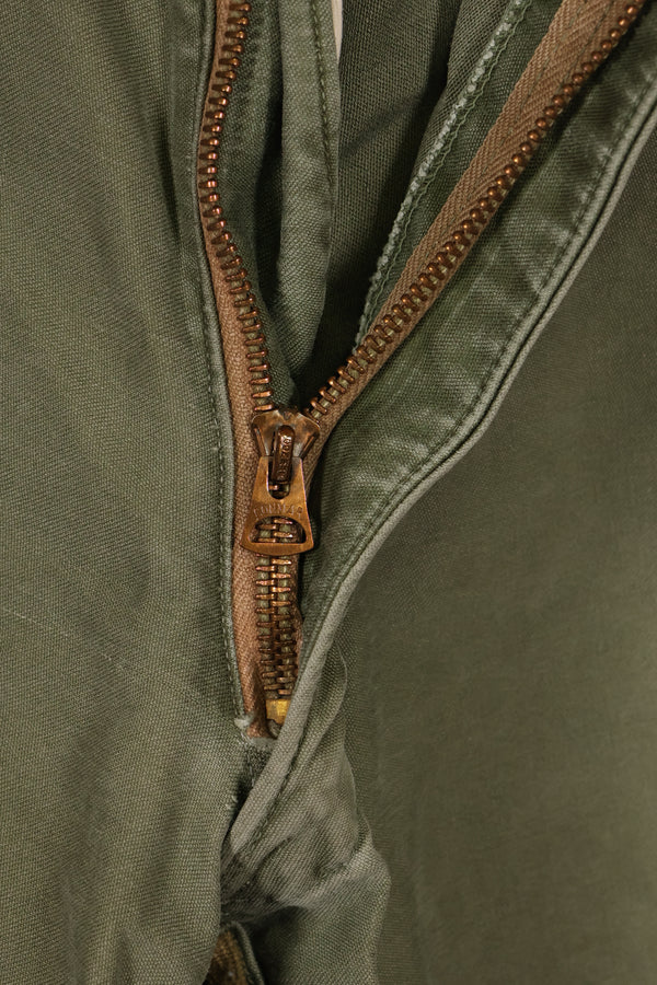 実物　1950年代　アメリカ軍　M51 コットン　フィールドパンツ　中古品　M-R