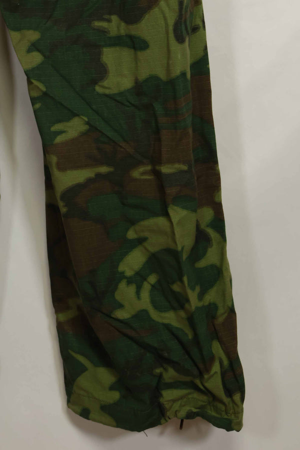1968年契約　リップストップ　ERDL迷彩　ジャングルファティーグ　パンツ　M-R　状態良い　中古品