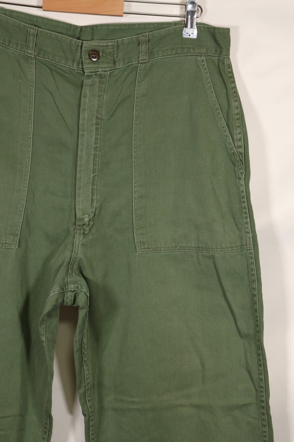 1960年 個人調達品 M〜L アメリカ軍　OG-107 ユーティリティパンツ　ベイカーパンツ　中古品