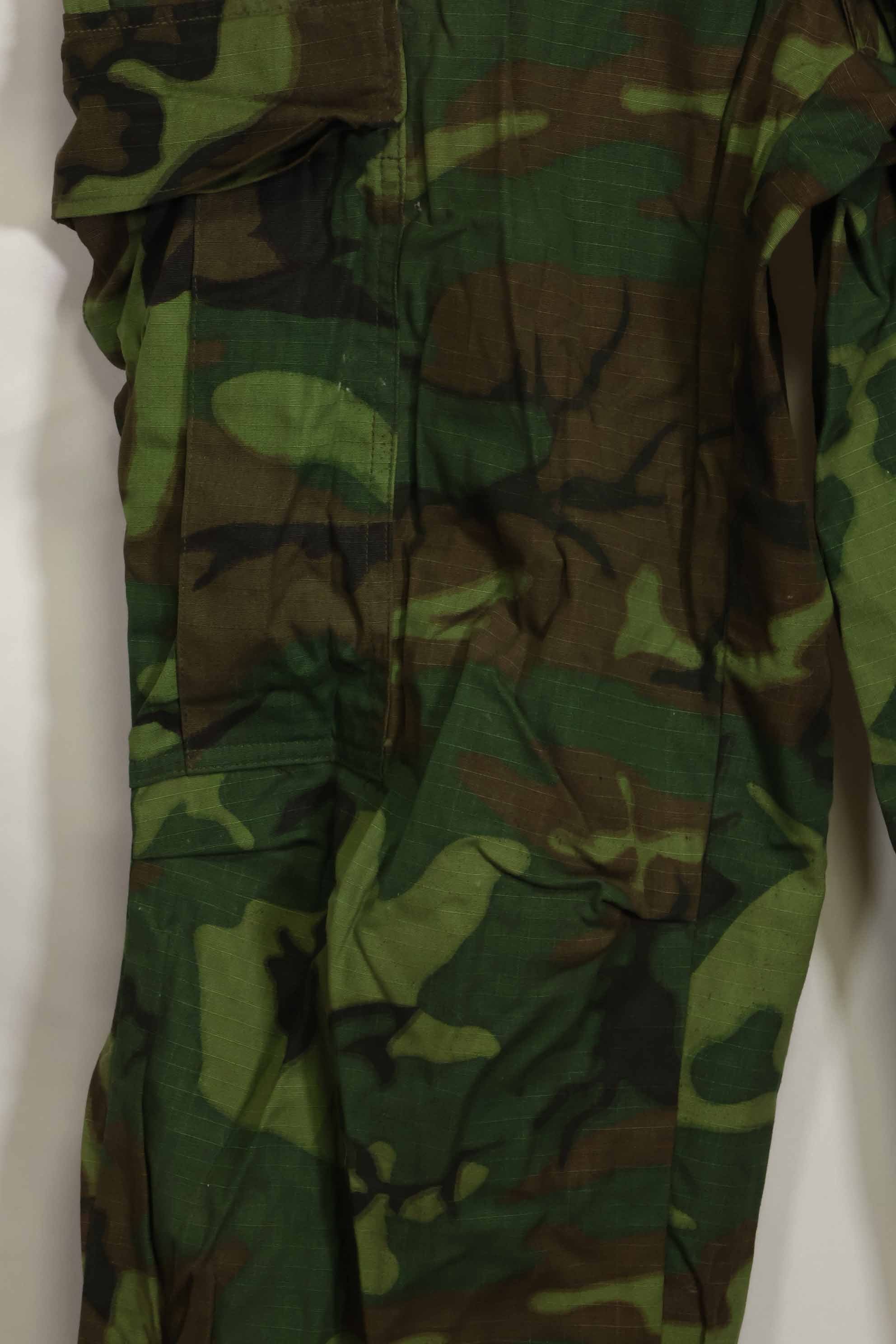 1968年契約　リップストップ　ERDL迷彩　ジャングルファティーグ　パンツ　S-S　状態良い　中古品