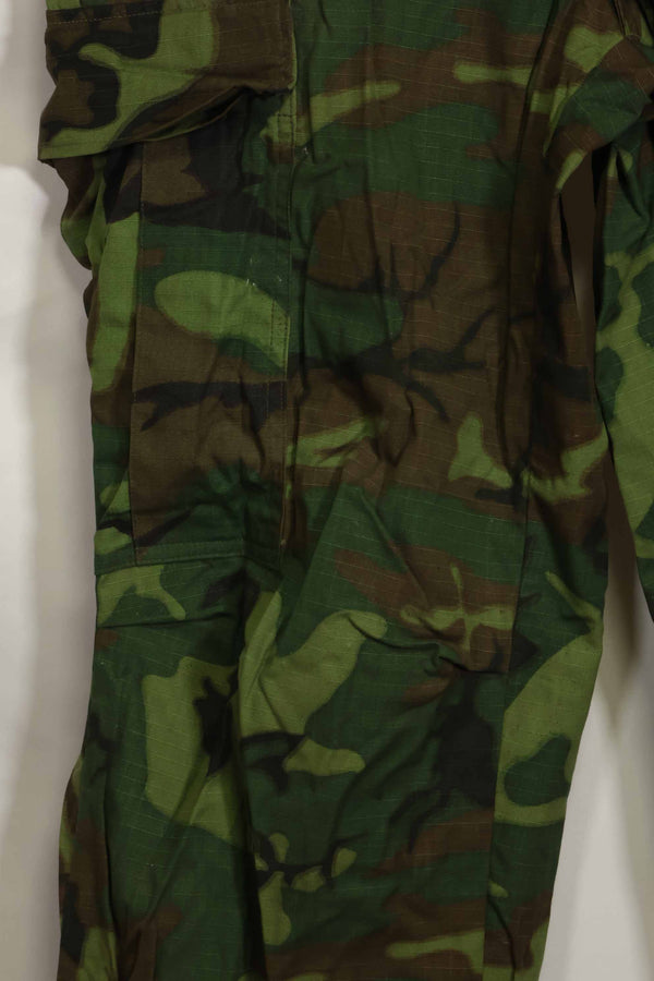 1968年契約　リップストップ　ERDL迷彩　ジャングルファティーグ　パンツ　S-S　状態良い　中古品