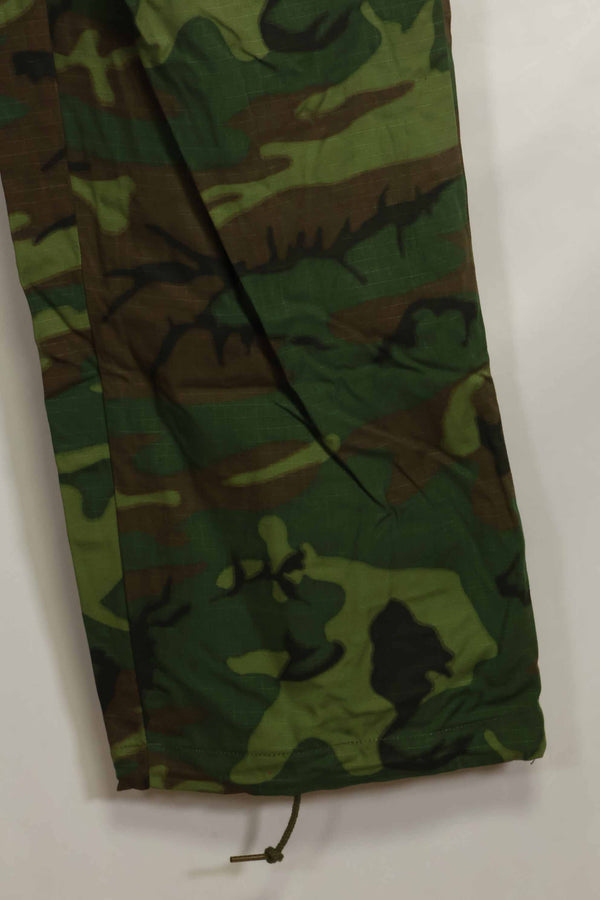 1968年契約　リップストップ　ERDL迷彩　ジャングルファティーグ　パンツ　S-S　状態良い　中古品