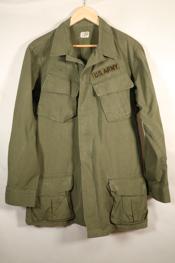 1968 Contract, M-L US Army, 4th Model Jungle Fatigue Jacket, Used