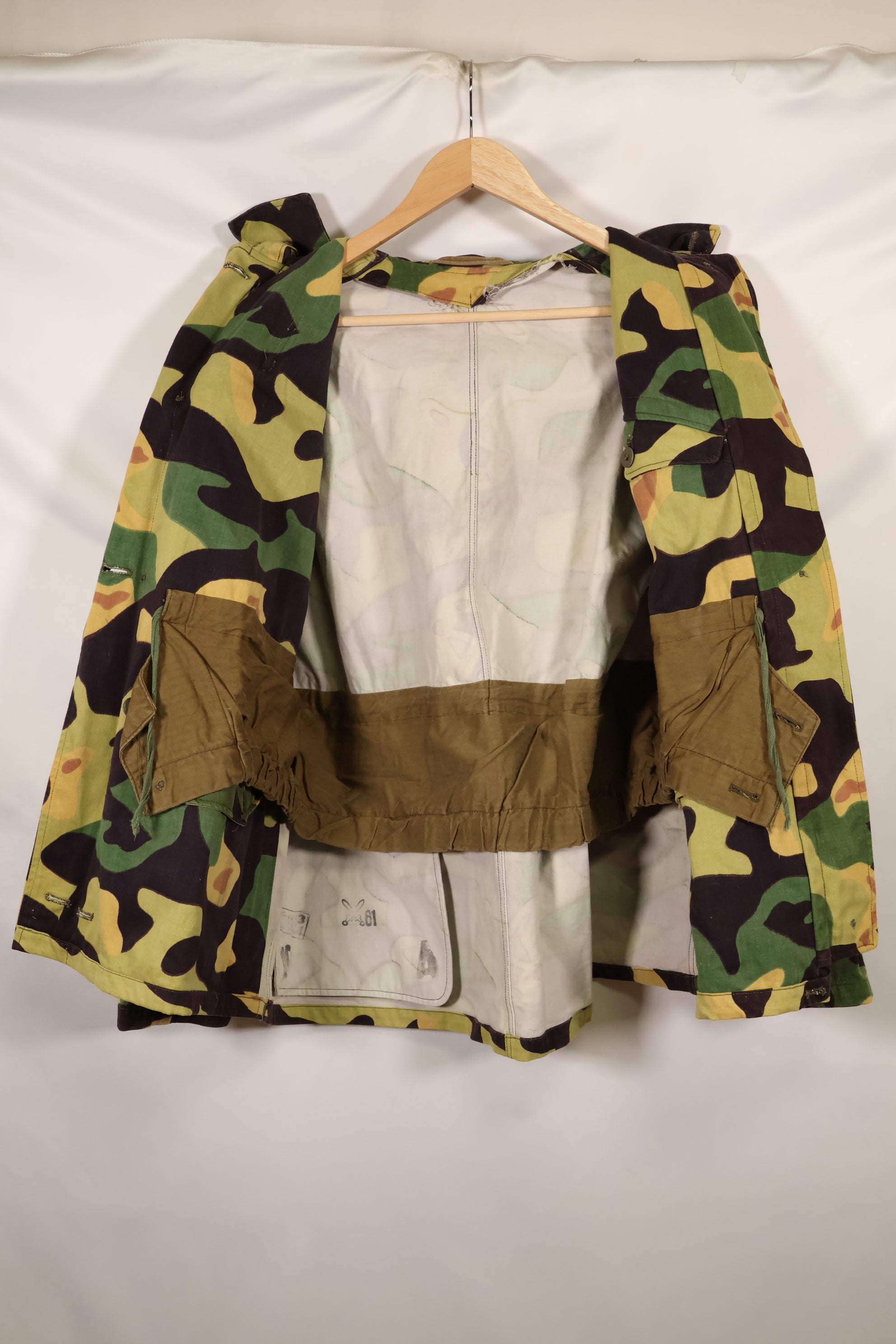 1960年代　チェコ軍　Vz.60 mlok サラマンダー迷彩　パーカー　フィールドジャケット　中古品