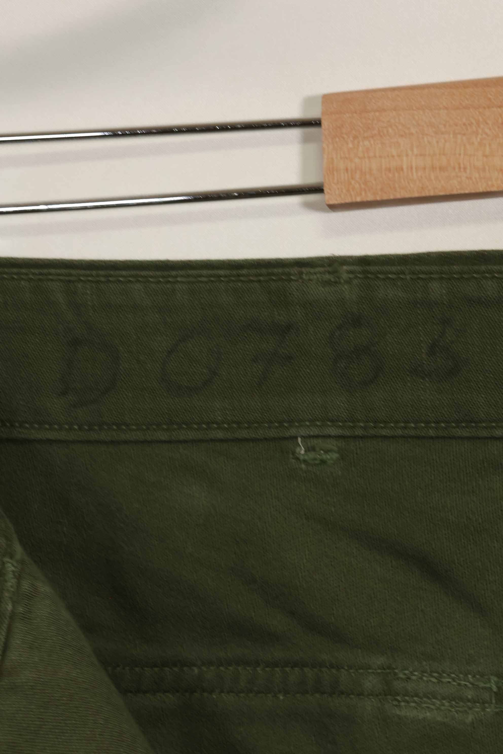 1960年代ロット　OG-107 ベイカーパンツ　カーゴポケット改造　元特殊部隊隊員　中古品　C