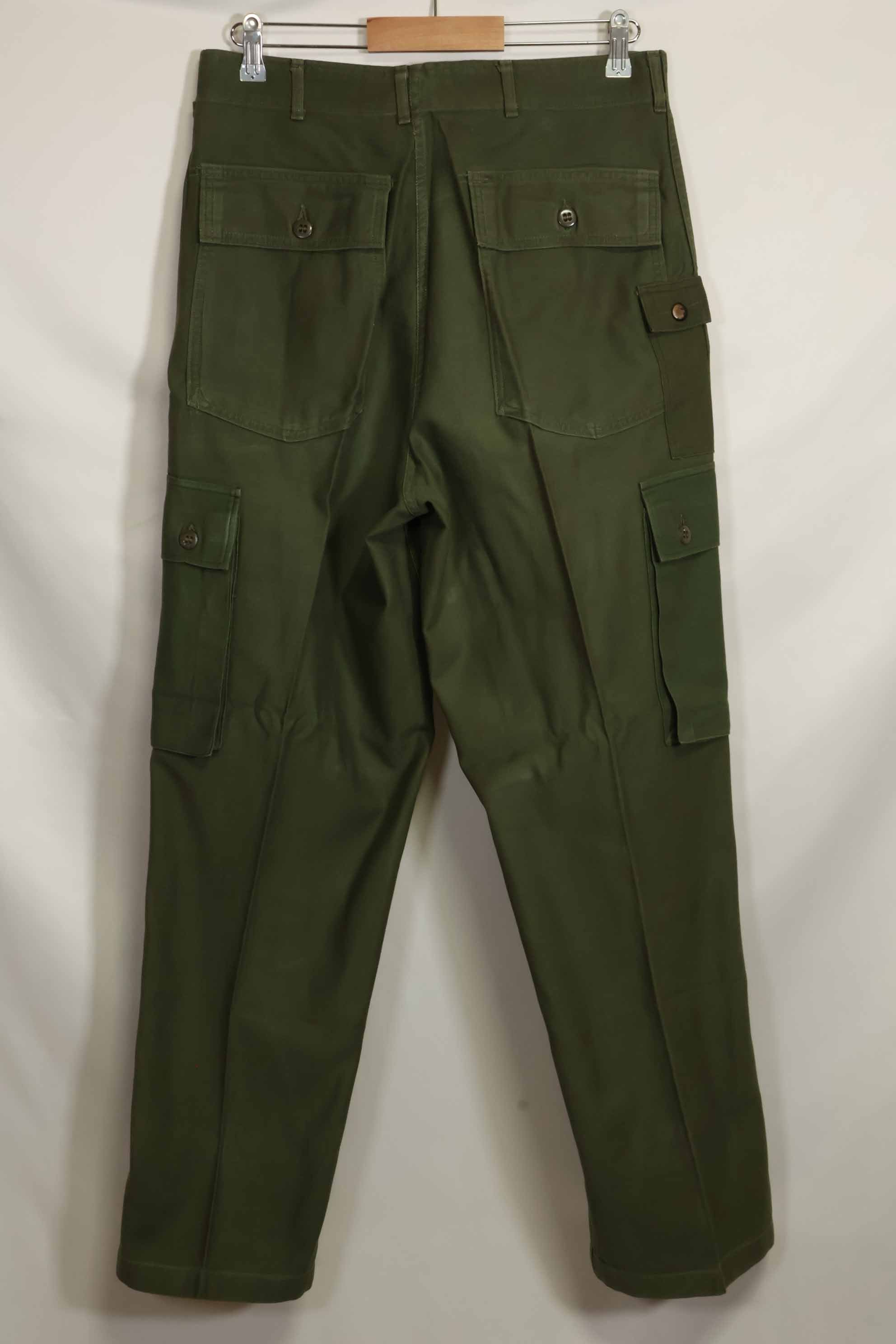 1960年代ロット　OG-107 ベイカーパンツ　カーゴポケット改造　元特殊部隊隊員　中古品　C