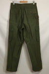 1960年代ロット　OG-107 ベイカーパンツ　カーゴポケット改造　元特殊部隊隊員　中古品　C