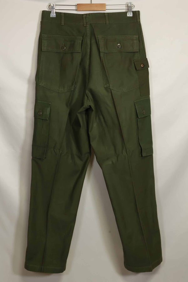 1960年代ロット　OG-107 ベイカーパンツ　カーゴポケット改造　元特殊部隊隊員　中古品　C
