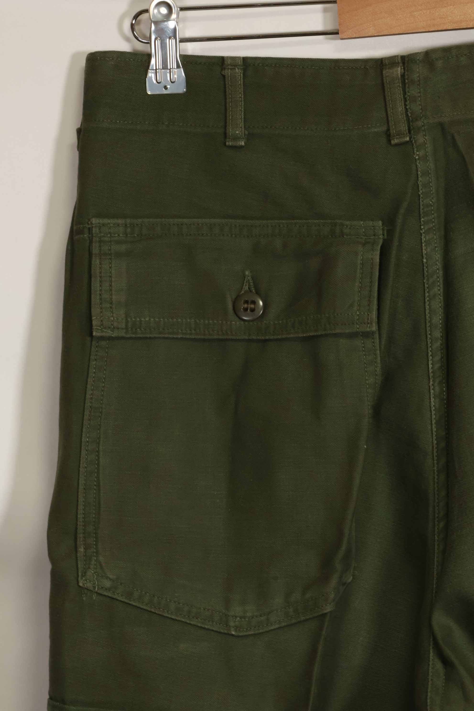 1960年代ロット　OG-107 ベイカーパンツ　カーゴポケット改造　元特殊部隊隊員　中古品　C