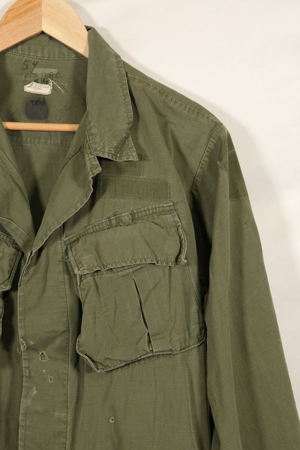 Circa 1970 S-S Size 4th Model Jungle Fatigue Jacket, Used, Released by Film Company