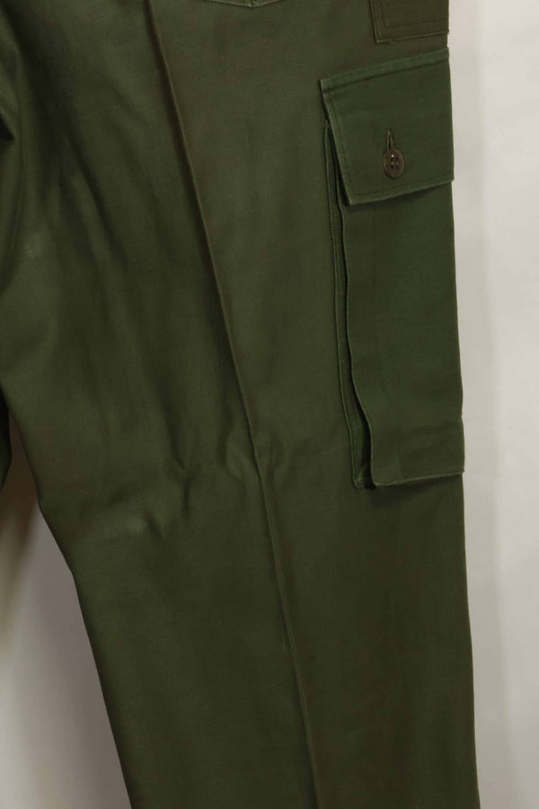 1960年代ロット　OG-107 ベイカーパンツ　カーゴポケット改造　元特殊部隊隊員　中古品　C