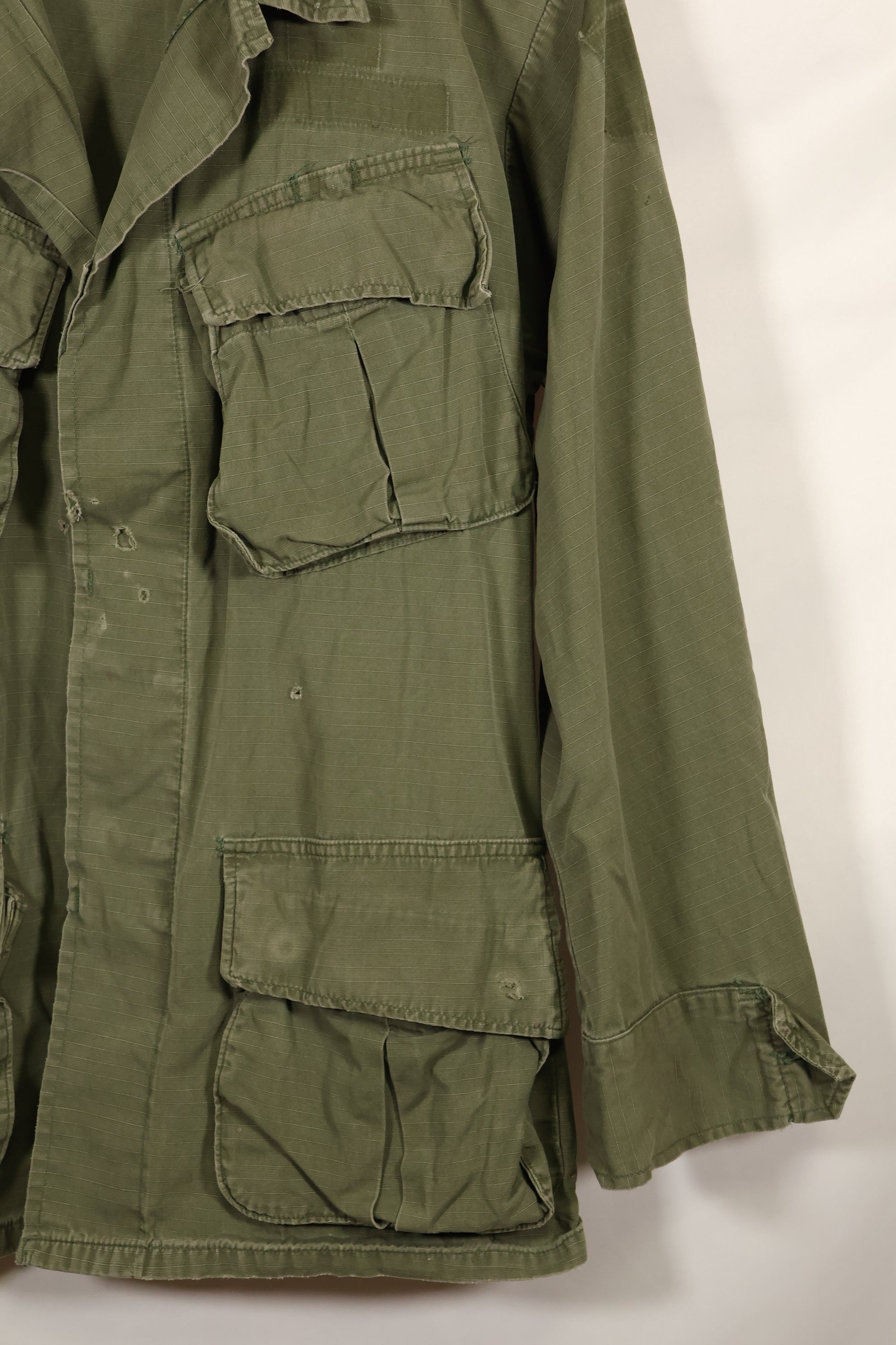 Circa 1970 S-S Size 4th Model Jungle Fatigue Jacket, Used, Released by Film Company
