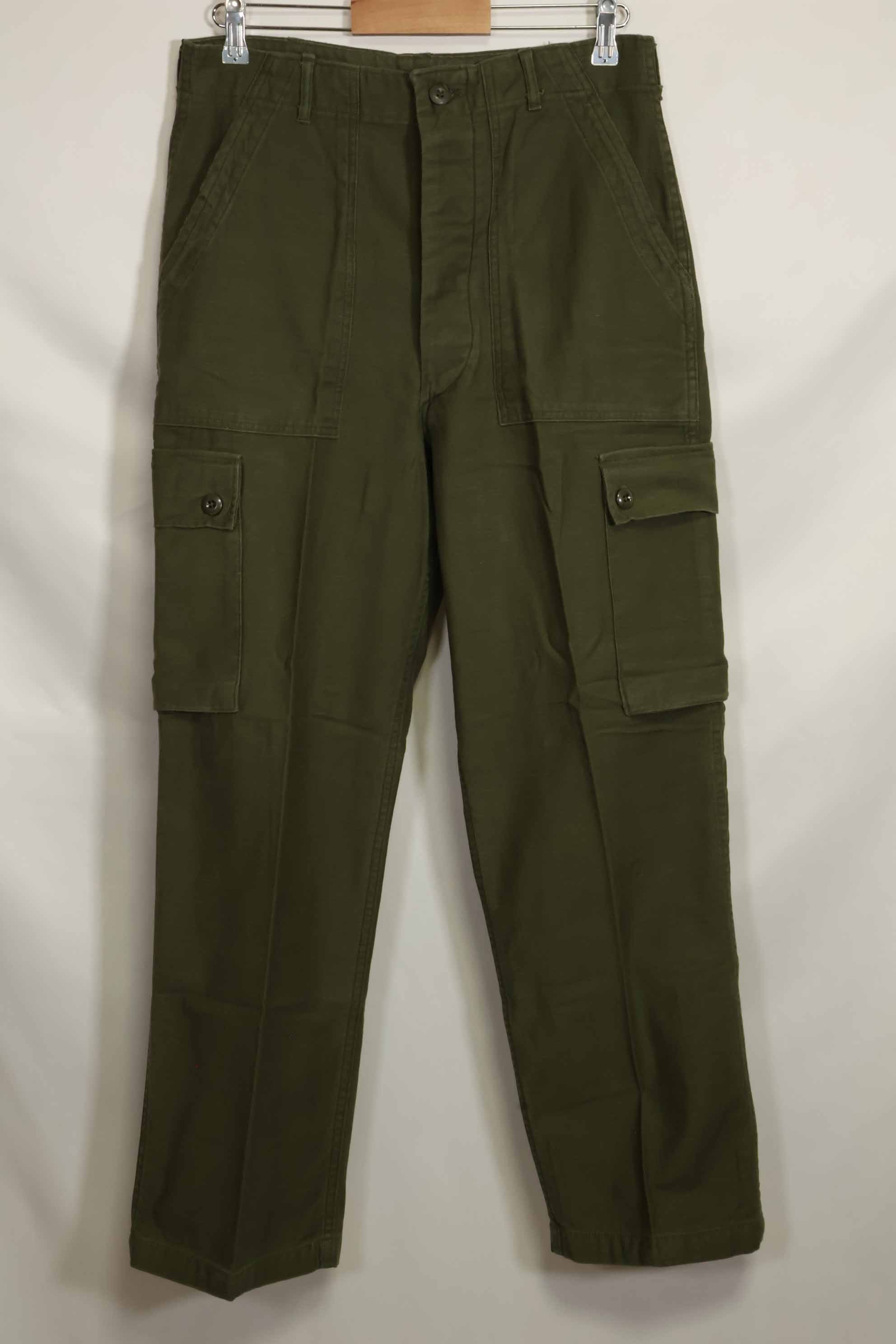 1960年代ロット　OG-107 ベイカーパンツ　カーゴポケット改造　元特殊部隊隊員　中古品　D