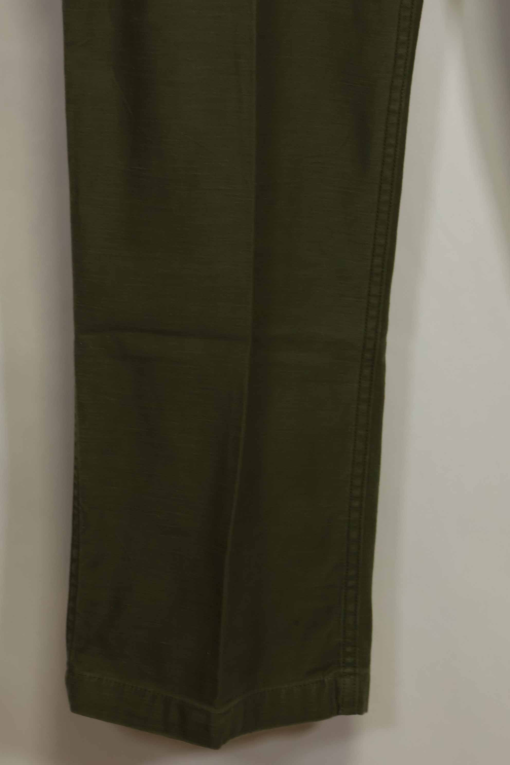 1960年代ロット　OG-107 ベイカーパンツ　カーゴポケット改造　元特殊部隊隊員　中古品　D