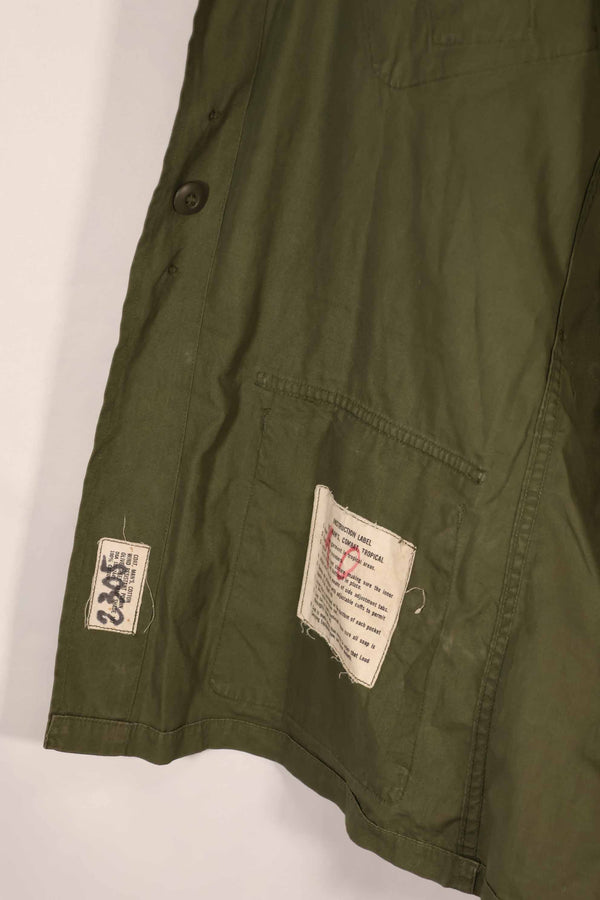 実物　2nd Model ジャングルファティーグ　ジャケット　S-R　中古品　退色・汚れあり