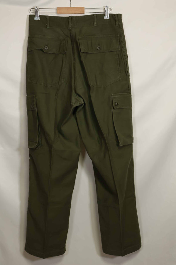 1960年代ロット　OG-107 ベイカーパンツ　カーゴポケット改造　元特殊部隊隊員　中古品　D