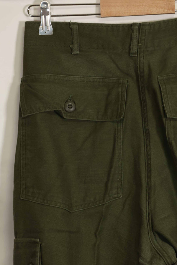 1960年代ロット　OG-107 ベイカーパンツ　カーゴポケット改造　元特殊部隊隊員　中古品　D