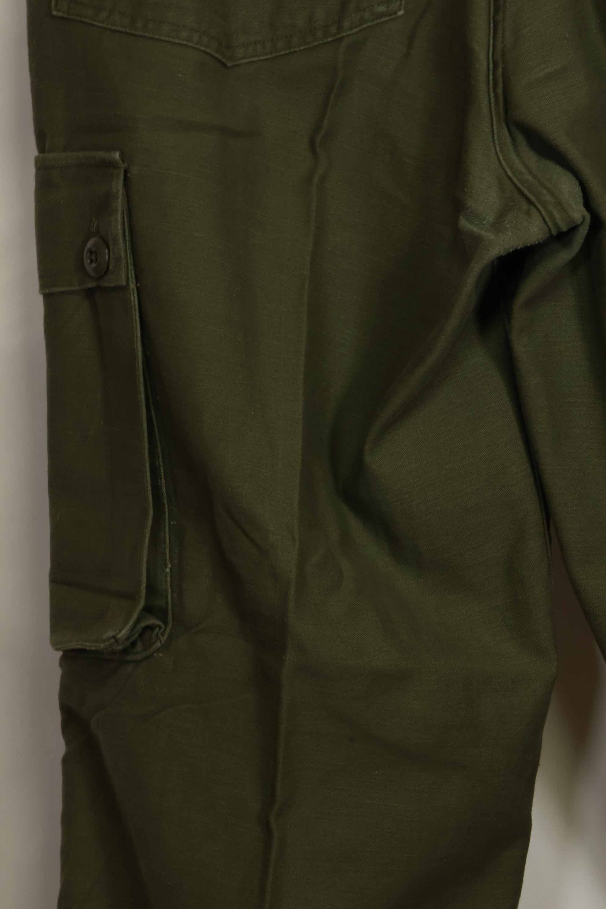 1960年代ロット　OG-107 ベイカーパンツ　カーゴポケット改造　元特殊部隊隊員　中古品　D