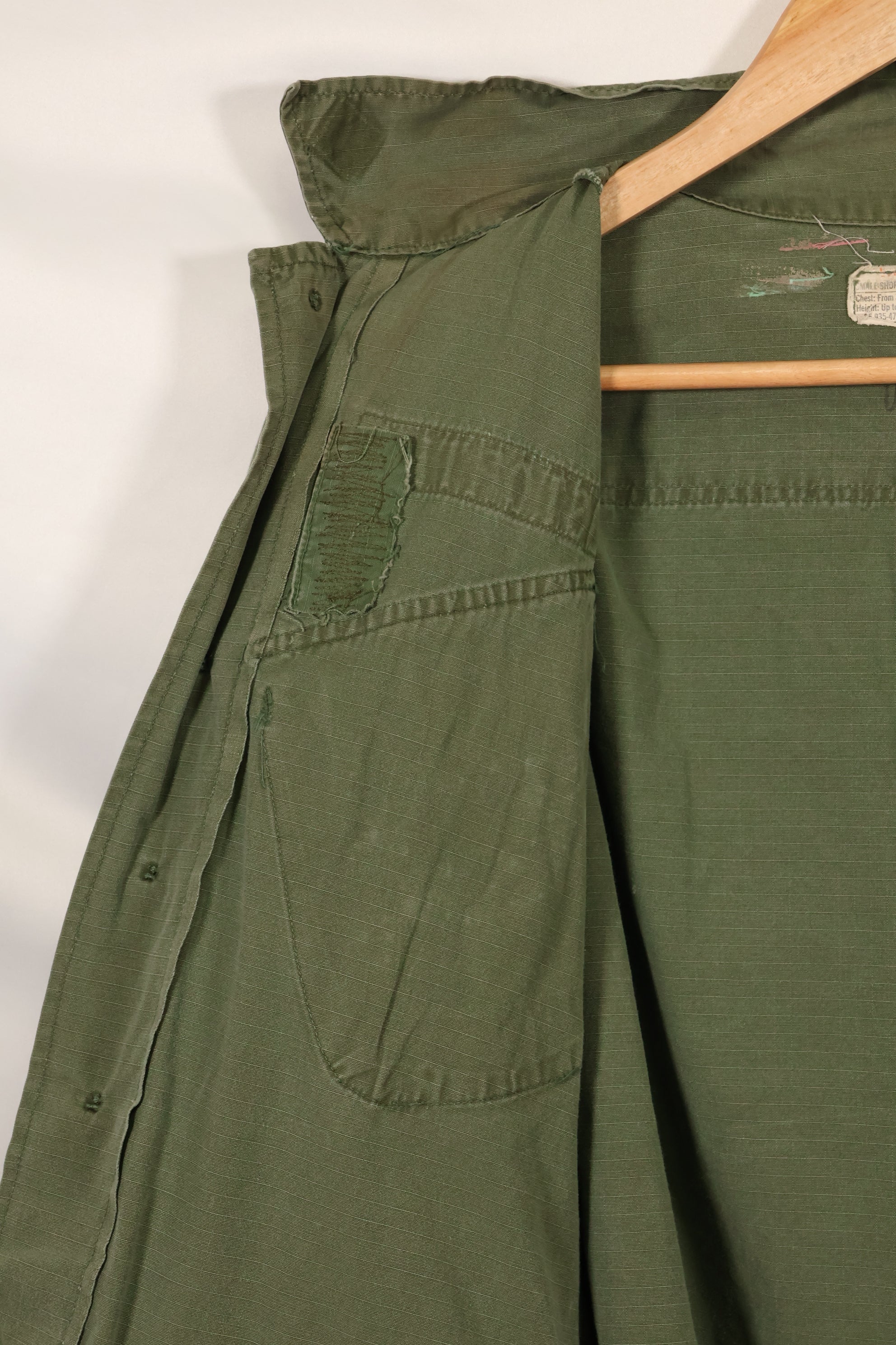 Circa 1969 S-S Size 4th Model Jungle Fatigue Jacket Used Film Company Release